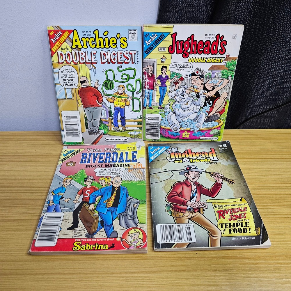 Jughead and friends Archie‎ Comic Book Digest Library Riverdale Jones Bundle Lot